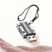 120W Type-C to USB3.0 OTG Adapter 10Gbps High-speed Transmission USB Male to Type-C Female Connector for Mobile Phone PC Laptop Tablet