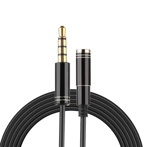 1.5M 4-Poles 3.5mm Male to Female Audio Cable Headphone Earphone Extension Cable