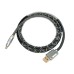 HCC 1m USB Type-C Fast Charging Cable for Keyboard Coiled Weaved Line Handmade Woven Folk-custom Data Cable