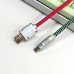 HCC 1m USB Type-C Fast Charging Cable for Keyboard Coiled Weaved Line Handmade Woven Folk-custom Data Cable