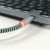 HCC 1m USB Type-C Fast Charging Cable for Keyboard Coiled Weaved Line Handmade Woven Folk-custom Data Cable