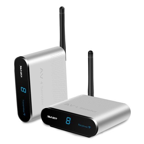 Measy AV530 5.8G Wireless AV Transmitter Receiver Audio Video TV AV Signal Sender receiver 300M/100FT Go Through for DVD Set Top Box Monitor
