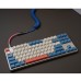 MechZone Handmade Coiled Cable Keyboard Coil Type-C Mini USB DIY Coiled Cable Data Cable USB C Aviation Connector for Mechanical Keyboard