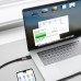 PENGQIAO USB3.2 Male to Type-C Female Cable Adapter 10Gbps High-speed Charging and Data Transfer Cable Converter for Phone Laptops Tablet