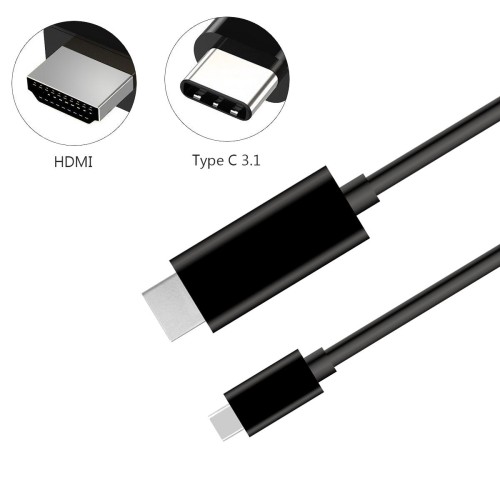 USB 3.1 Type C to High Definition Multimedia Interface Adapter Cable for MacBook ChromeBook Pixel MateBook