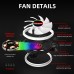 120mm Computer PC Cooler Cooling Fan RGB LED Multicolor-mode Quiet Chassis Fan With Controller