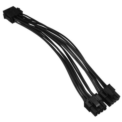 20cm Graphics Card 8 Pin Female to 2*8P(6+2)pin Extention Power Cable Male