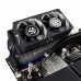 ALSEYE RAM Cooler Cooling Fan RGB Ram Memory Cooler with Dual 60mm Fan PWM 1200-2000RPM Radiator for DDR2/3/4/5 Cooling