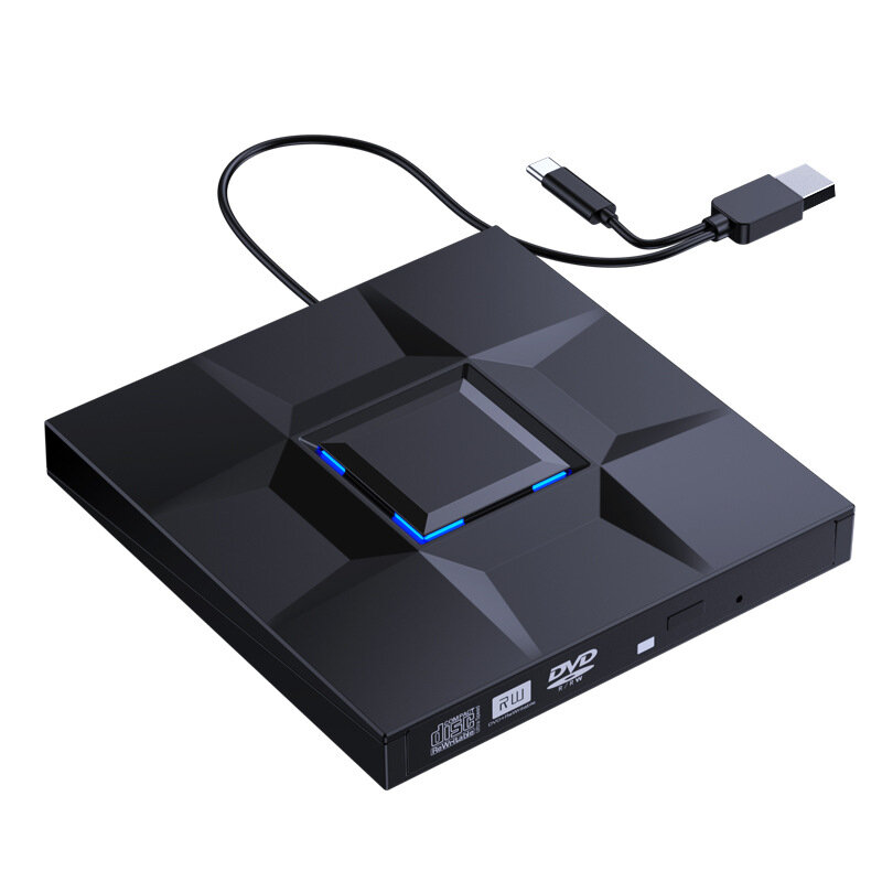 B11 USB 3.0 Type-C External DVD Drive CD Player CD DVD RW Optical Drive DVD Burner DVD Writer for Laptop Notebook
