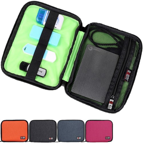 BUBM Portable Storage Case Multifunctional Storage Carry Protection Pouch Organiser Case Bag