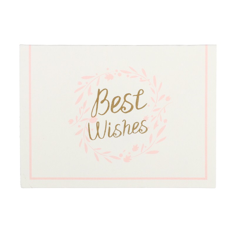 Creative Gilding Greeting Card for Birthday Thanksgiving Day Party Wedding Baking Best Wishes Card