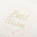 Creative Gilding Greeting Card for Birthday Thanksgiving Day Party Wedding Baking Best Wishes Card