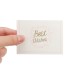 Creative Gilding Greeting Card for Birthday Thanksgiving Day Party Wedding Baking Best Wishes Card