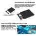 Mechzone Portable USB3.0 Type-C Optical Drives Black Tray Type External DVD-RW Max.24X High-speed Data Transmission for Win XP Win 7 Win 8 Win 10 Mac