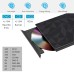 Mechzone Portable USB3.0 Type-C Optical Drives Black Tray Type External DVD-RW Max.24X High-speed Data Transmission for Win XP Win 7 Win 8 Win 10 Mac