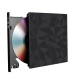 Mechzone Portable USB3.0 Type-C Optical Drives Black Tray Type External DVD-RW Max.24X High-speed Data Transmission for Win XP Win 7 Win 8 Win 10 Mac