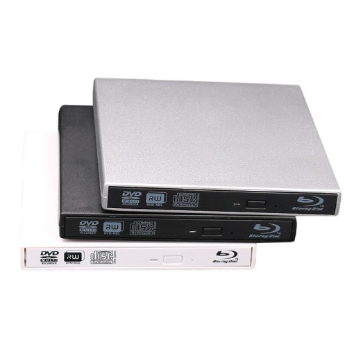USB2.0 External CD/DVD Player Reader Rewriter 3D Blue-ray Disk Supported Compatible for Mac OS Windows Portable CD Drive CD Burner Writer for Laptop Desktop PC