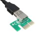 USB 3.0 PCI-E Express 1x to16x Extension Cable Extender Riser Card Adapter SATA Cable