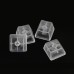 10 Keys Transparent Blank Keycap Set OEM Profile ABS Frosting R1 R2 R3 R4 No Print Clear Translucent Keycaps for Mechanical Keyboards