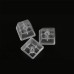 10 Keys Transparent Blank Keycap Set OEM Profile ABS Frosting R1 R2 R3 R4 No Print Clear Translucent Keycaps for Mechanical Keyboards