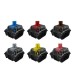 10 Pcs Gateron CAP Switch Black Crystal V2 Gaming Silent Axis Tactile Linear Custom Pre Lubed SMD RGB Mx Switches for Mechanical Keyboard