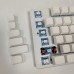 120-key XDA White Keycaps Set PBT Sublimation Mechanical Keyboard Key Accessory Set