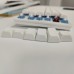 120-key XDA White Keycaps Set PBT Sublimation Mechanical Keyboard Key Accessory Set