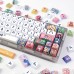 123 Keys Spray Theme PBT Keycap Set XDA Profile Sublimation American Oil Painting Keycaps for Mechanical Keyboards