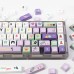 124 Keys A Midsummer Night's Dream Theme PBT Keycap Set XDA Profile Sublimation Purple Keycaps for Mechanical Keyboards