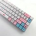 125 Keys Pixel Game PBT Keycap Set XDA Profile Sublimation Japanese Custom Keycaps for Mechanical Keyboards