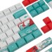 128 Keys Coral Sea Keycap Set XDA Profile PBT Sublimation Keycaps for DIY Mechanical Keyboards