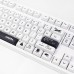 130 Keys Black Cartoon PBT Keycap Set XDA Profile Sublimation Custom Keycaps for Mechanical Keyboards