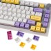 136 Keys Ice Cream Keycap Set PBT Sublimation XDA Profile English/Japanese Custom Keycaps for Mechanical Keyboard