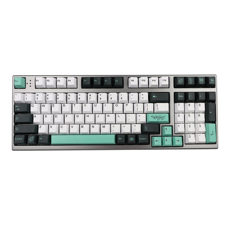 137 Keys Botanic Garden Keycap Set Cherry Profile Sublimation PBT Keycaps for Mechanical Keyboards