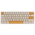 140 Keys Honey Milk PBT Keycap Set XDA Profile Sublimation English/Japanese Keycaps for Mechanical Keyboards