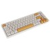 140 Keys Honey Milk PBT Keycap Set XDA Profile Sublimation English/Japanese Keycaps for Mechanical Keyboards