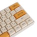 140 Keys Honey Milk PBT Keycap Set XDA Profile Sublimation English/Japanese Keycaps for Mechanical Keyboards