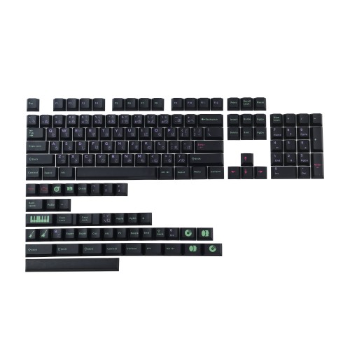 145 Keys GMK POWER CHORD Punk PBT Keycap Set Cherry Profile Sublimation Keycaps for Mechanical Keyboards