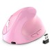 2.4G Wireless Mouse 800-1600DPI Adjustable Ergonomic Mice with 6 Keys 500mAh Battery Rechargeable Mute Mouse for PC Laptop Computer