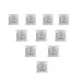35Pcs GAMAKAY Crystal Mechanical Switch 3-Pin Prelubricate Linear Switch for DIY Mechanical Gaming Keyboard