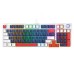 AIGUOXIN GK807 Tri-mode Mechanical Keyboard 96 Keys Hot Swappable Blue Switch RGB NKRO 2.4G/BT/Type-C Gaming Keyboard with Infinite Knob