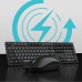 AKKO MX108 Wireless Keyboard Mouse Set BT+2.4G Dual Mode Keyboard and Mouse Combo for Laptop PC Computer