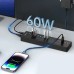 Acasis 16-in-1 Powered Switch Type-C Docking Station USB Hubs Adapter with Smart Charging*4 / USB3.0*4 / USB2.0*6 / USB-C*2 for Phone Tablet Laptop Computer U Disk