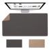 AtailorBird Large Mouse Pad PU Leather Cork Anti-slip Gaming Keyboard Pad Desktop Table Protective Mat for Home Office