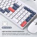 BK100 Wireless Keyboard and Mouse Set Bluetooth 2.4GHz Type C Rechargeable Mini Silent Pc Slim Office Gaming Keyboard Kit