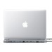 Bakeey 12-in-1 Type-C Docking Station USB-C Hub Splitter Adaptor with Dual 4K HDMI Display 1080P VGA 87W USB-C PD3.0 Power Delivery USB-C Data Transfer Port RJ45 Network Port 3.5mm Audio Jack 3*USB3.0 Memory Card Readers Multiport Hub for PC Laptop