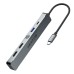 BlitzWolf® BW-NEW TH11 5 in 1 USB Hubs with Dual HDMI 4K@30Hz / VGA/ USB3.0 / 100W PD Charging / Type C Docking Station for Apple Huawei Laptops Macbook