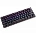 [Brown Swtich] Royal Kludge RK61 Mechanical Keyboard 61 Keys bluetooth 5.0 Wired Dual Mode RGB Gaming Keyboard