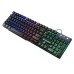 Colorful Backlight USB Wired Gaming Keyboard 2400DPI LED Gaming Mouse Combo with Mouse Pad