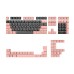 CoolKiller 148 Keys Red Bean/Summer Sky/Blossom Pink/Banana Milk/Dark Gold/White Snow Keycap Set PBT Double Color Injection CSA Profile Custom Keycaps for Mechanical Keyboard